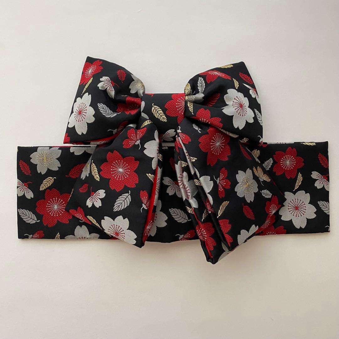 七五三　撫松庵　7歳女児　四つ身着物　結び帯18点フルセット　菊　ピンク　753