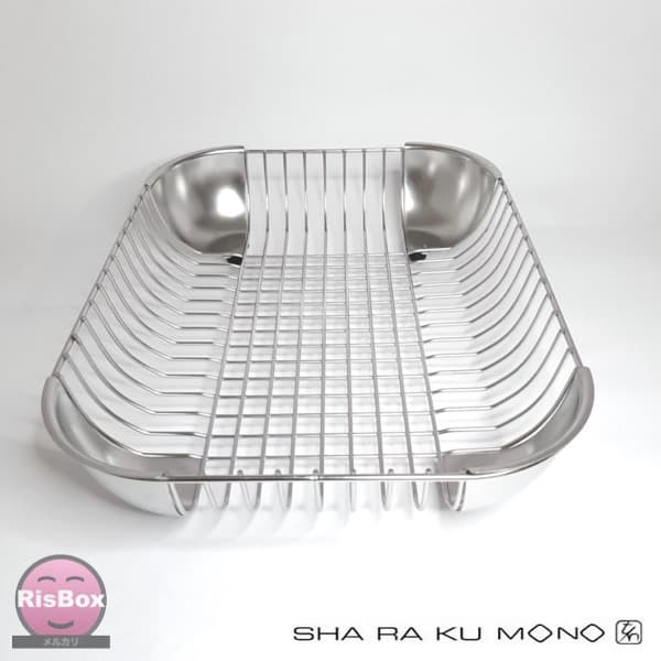 【月末SALE】シャラクモノ　水切りかご　バスケット【希少】