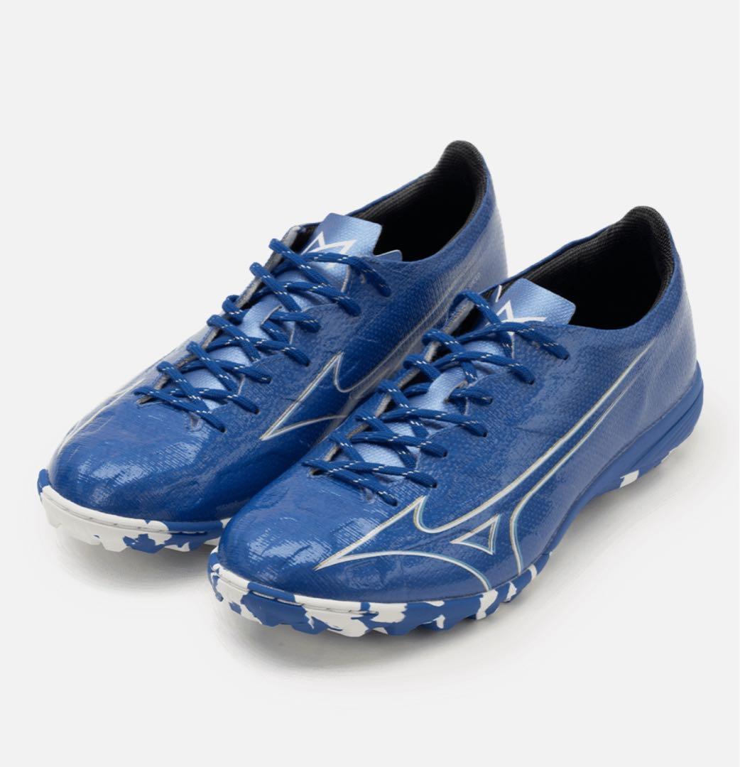 新品 27.5cm ミズノ アルファ プロ AS TF 青