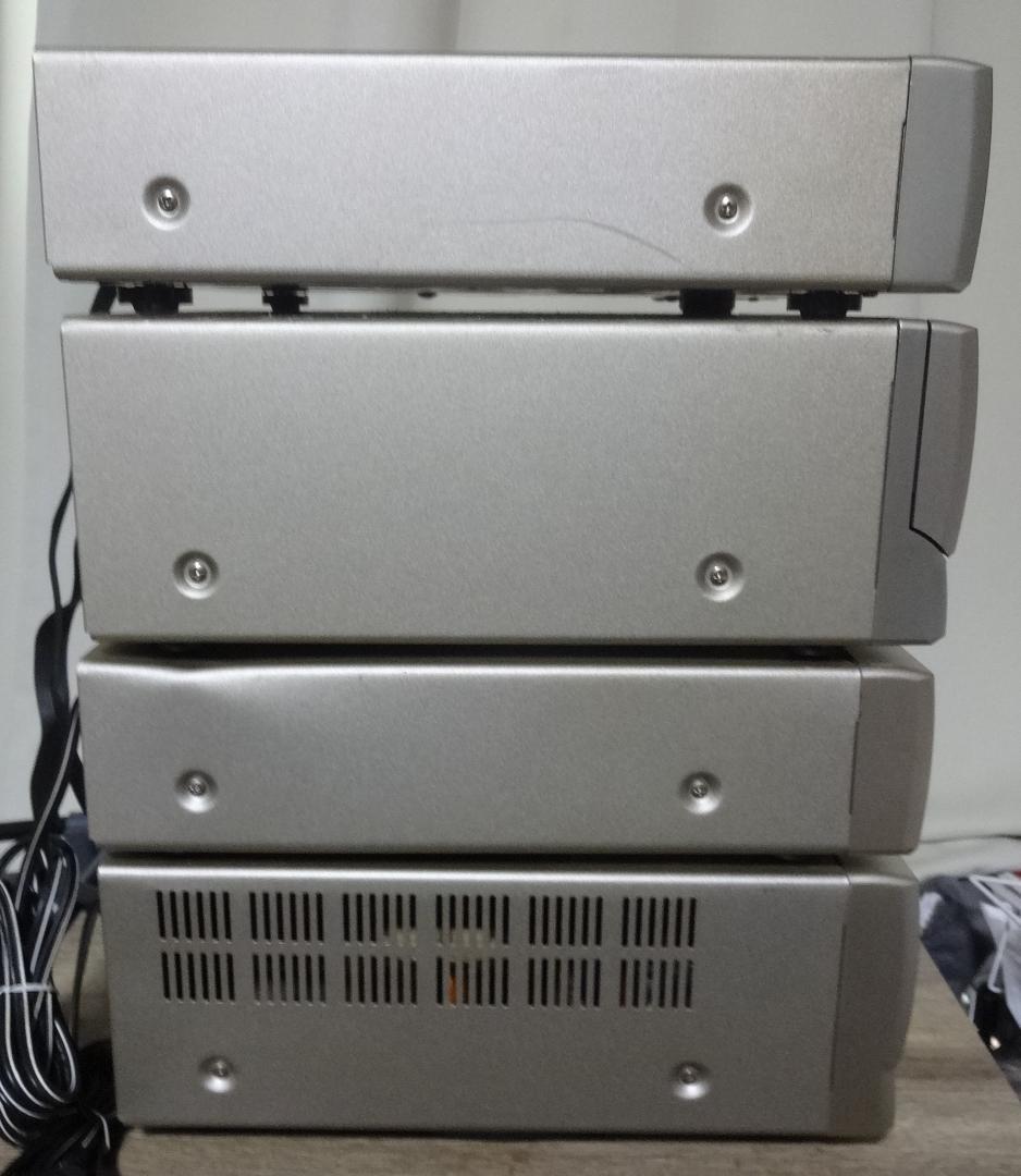 整備済 完動品 ONKYO コンポ ESSAY A7 CD Wカセット リモコン