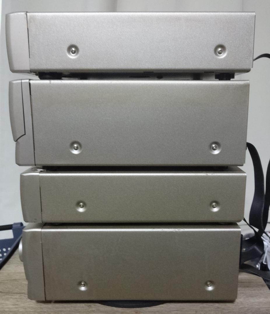 整備済 完動品 ONKYO コンポ ESSAY A7 CD Wカセット リモコン