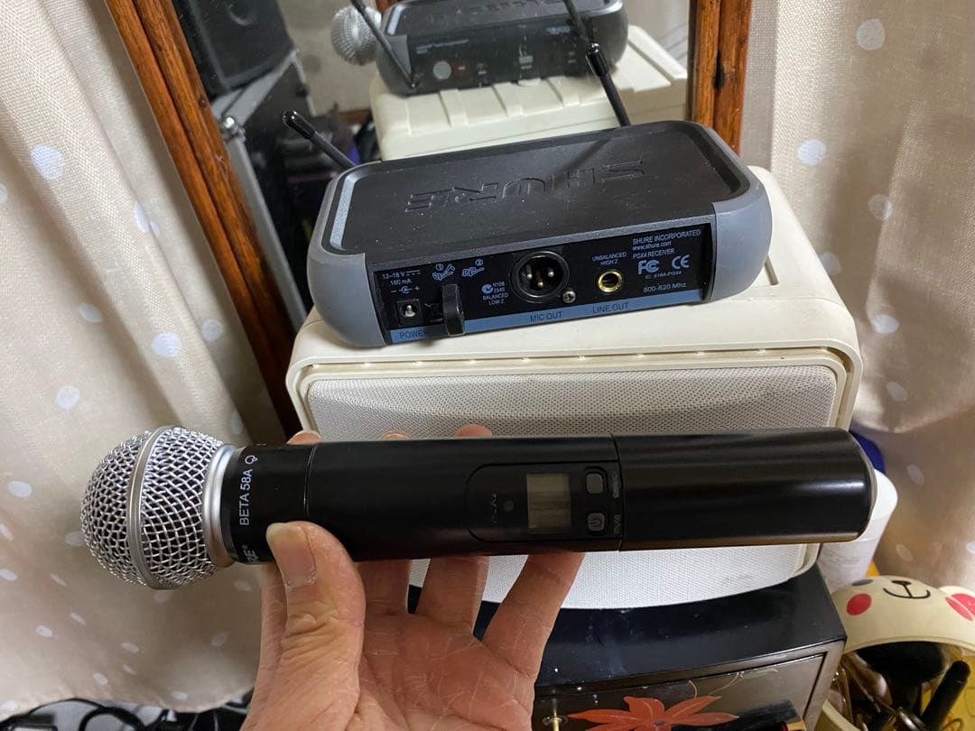 Shure BETA58A ワイヤレスマイク