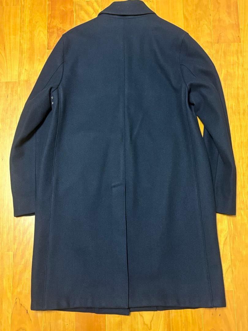 ⭐️Macintosh 定価15万 ネイビー ステンカラーコート メルトン