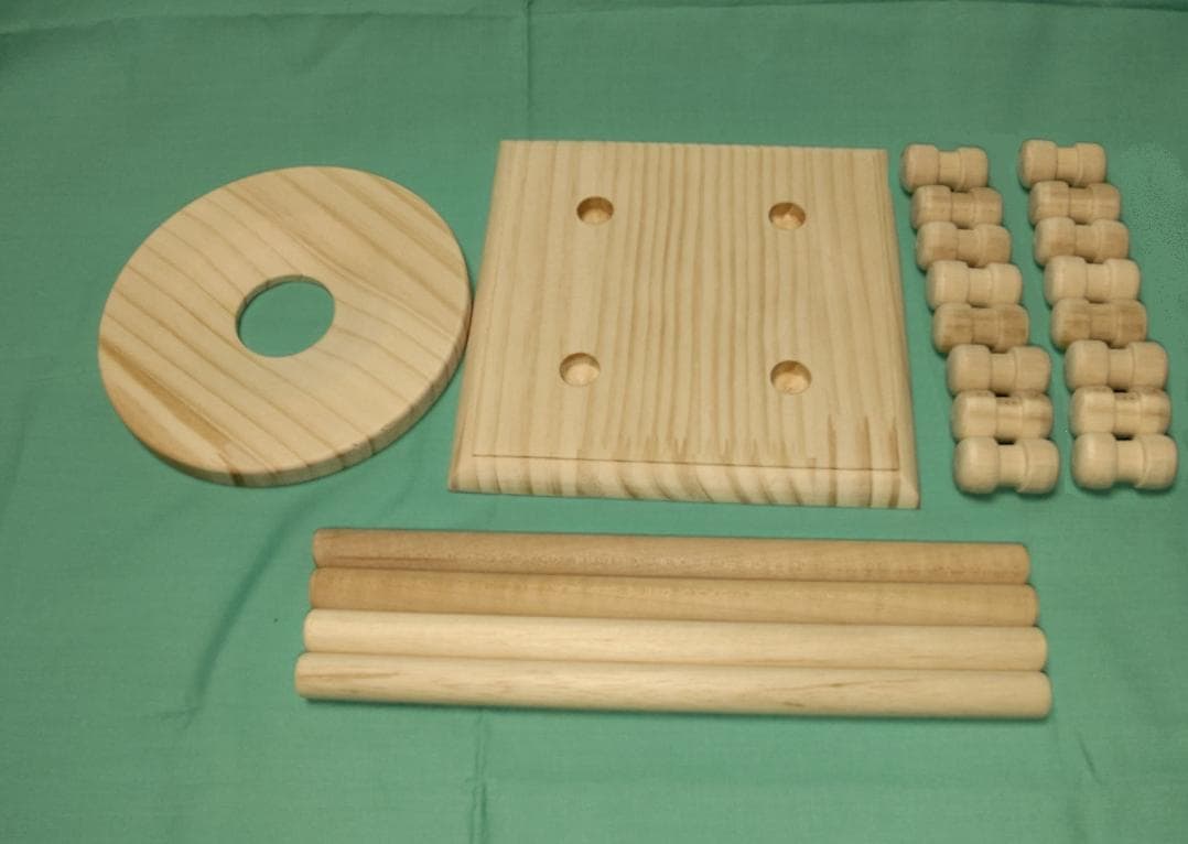 なみ様専用セミ組紐台組玉16個おもり付き セミ組紐台組