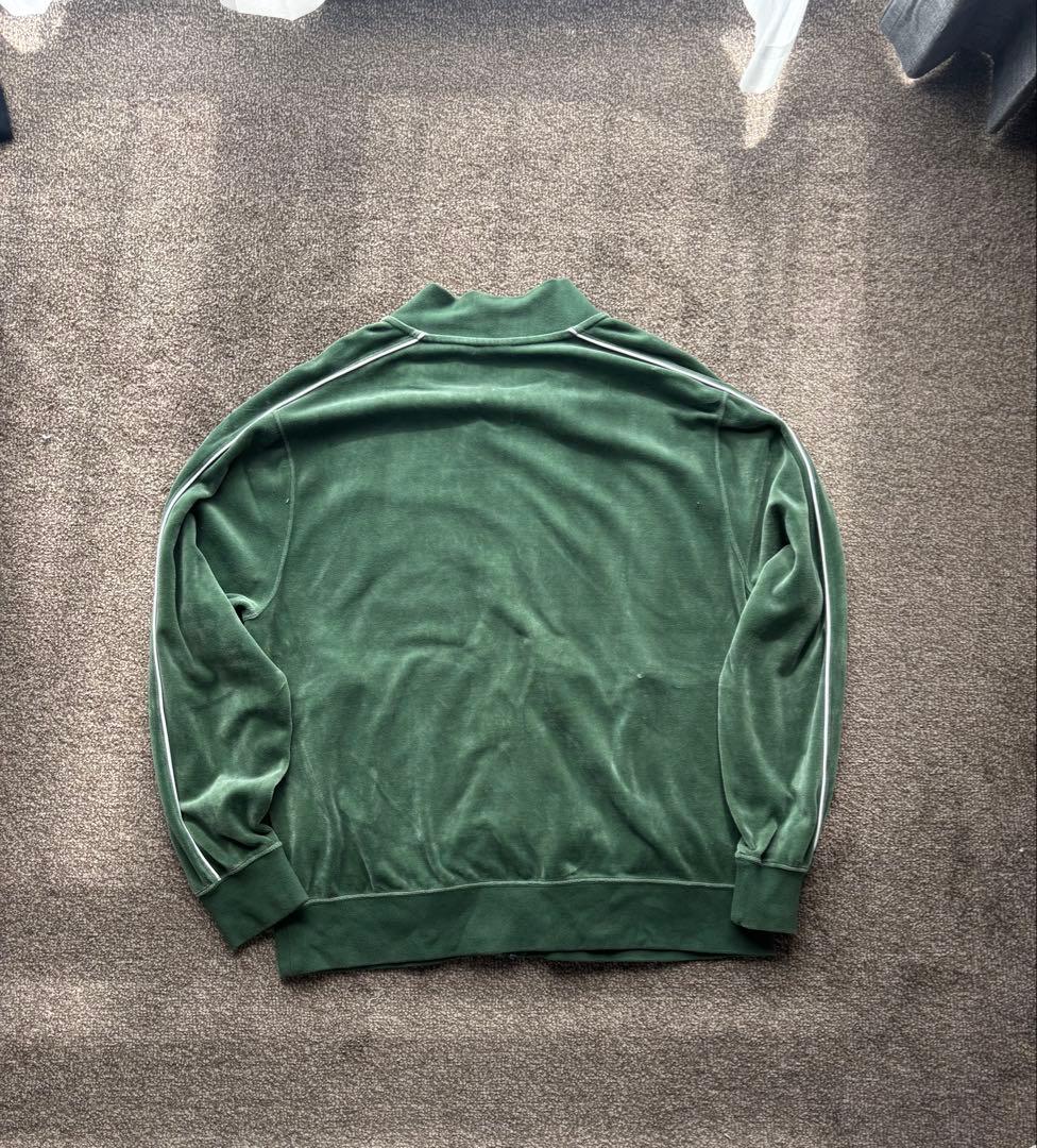 503 NIKEナイキ トラックジャケット ベロアグリーン　刺繍