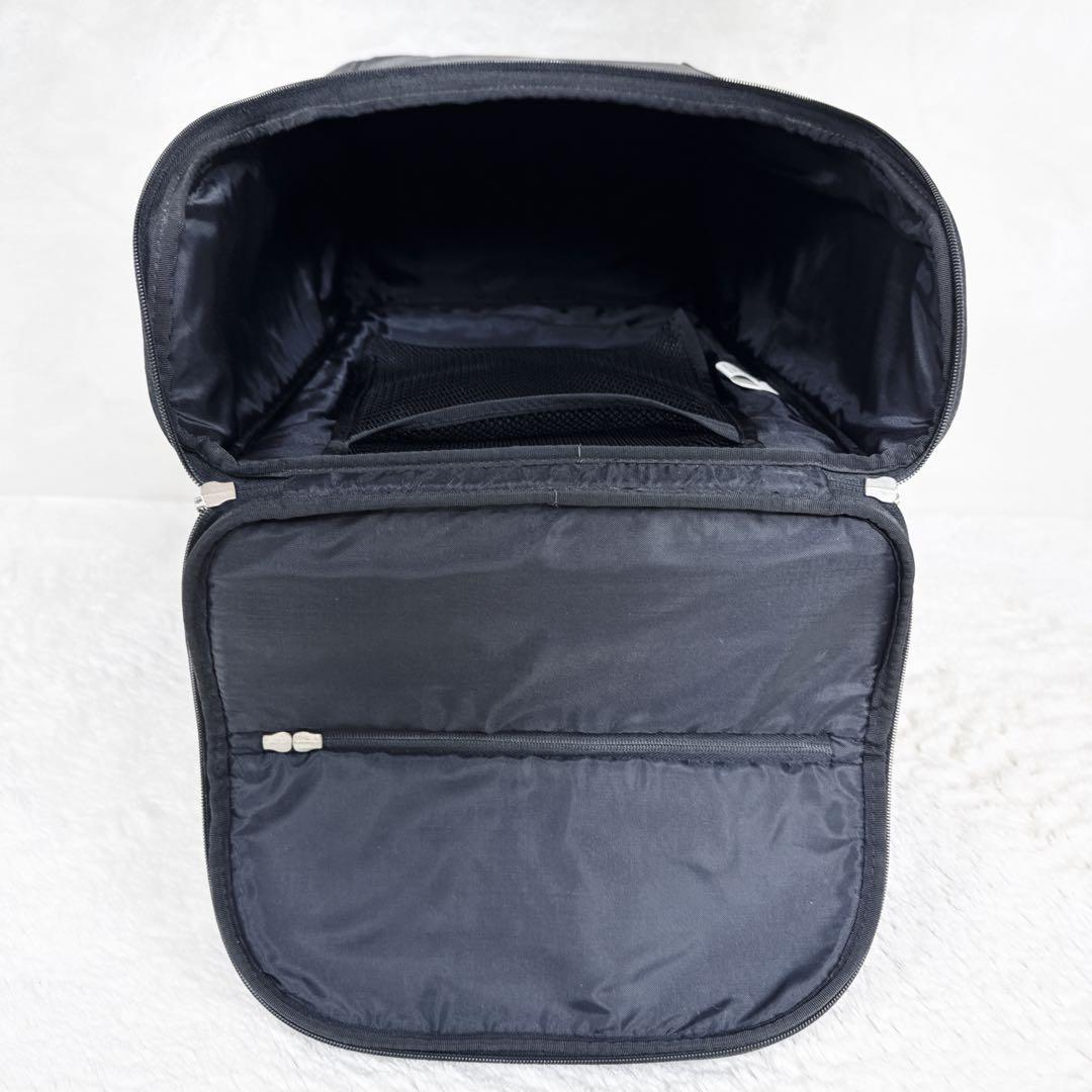 ✨美品✨ SWANY　4輪 大容量 ショッピングカート キャリーカート 総柄 黒