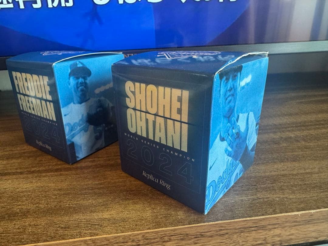 未開封［球場限定配布品］ドジャース　大谷翔平&フリーマン WSチャンピオンリング