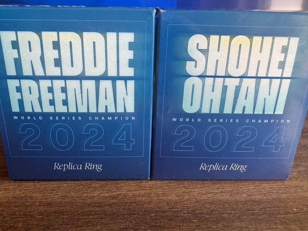 未開封［球場限定配布品］ドジャース　大谷翔平&フリーマン WSチャンピオンリング