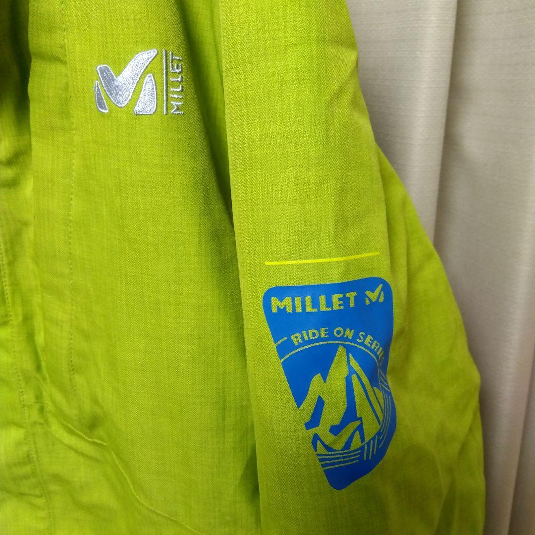 【値下げ】MILLET グリーン フード付きジャケット サイズ2XL