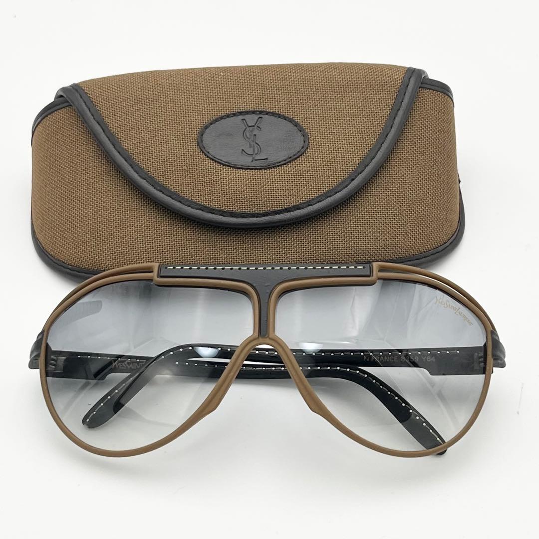 イヴサンローラン サングラス ディアドロップ アビエイター グレーグラデーション