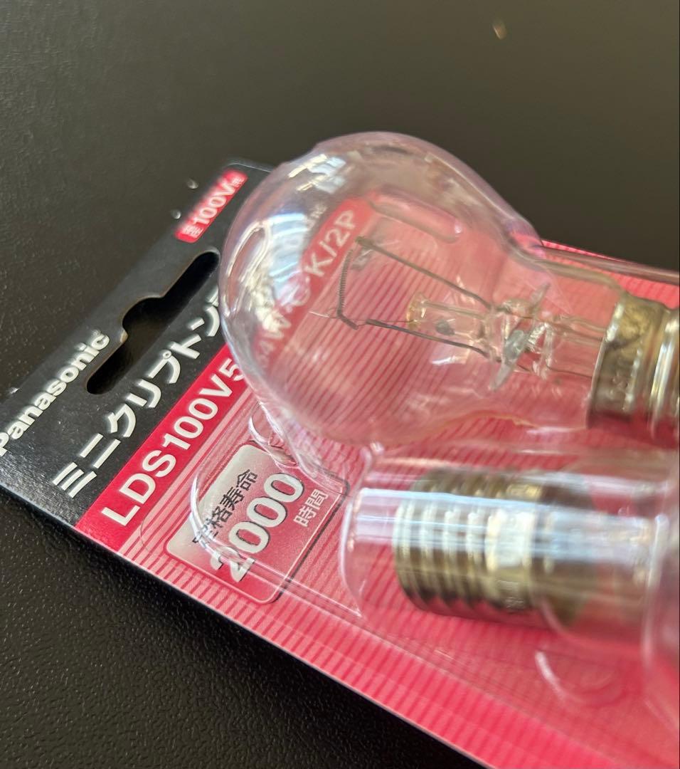 Panasonic ミニクリプトン電球 LDS100V54W-C-K 3個 - メルカリ