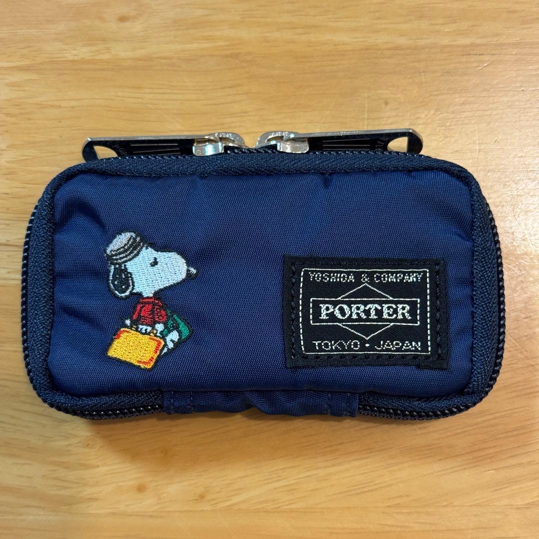 【超美品】ポーター　スヌーピー　刺繍　ネイビー　キーケース hq720.jpg?sqp=-