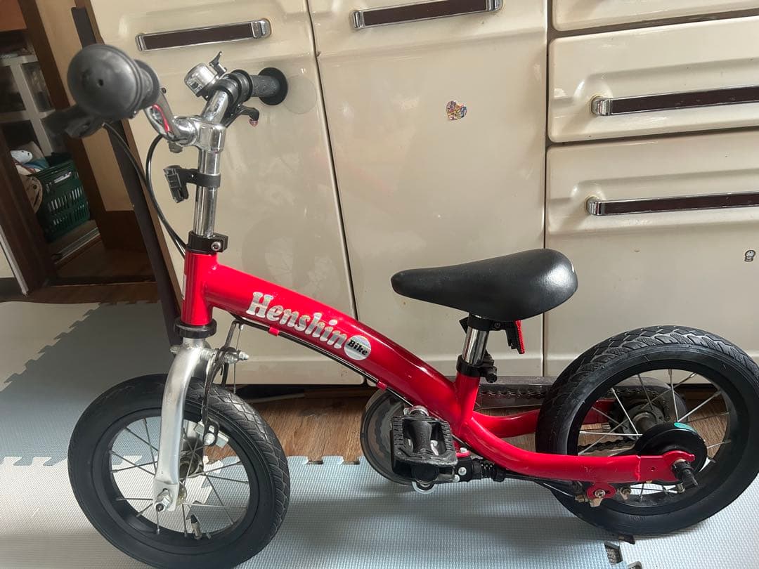 Henshin 幼児用自転車 12インチ 赤 - メルカリ