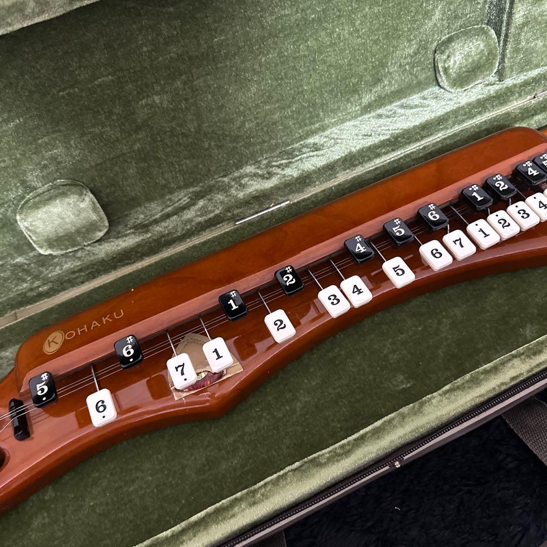 SUZUKI CHK-2 こはく II エレキ大正琴 弦楽器 ケース付属