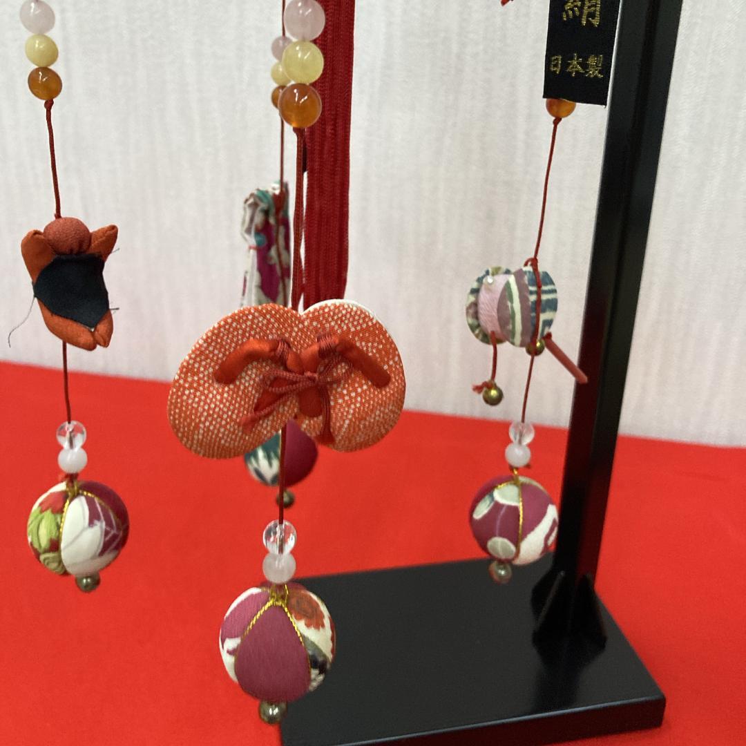 No.7 正絹つるし雛　雛人形吊るし飾り　雛祭り吊るし雛　3月ひな祭り