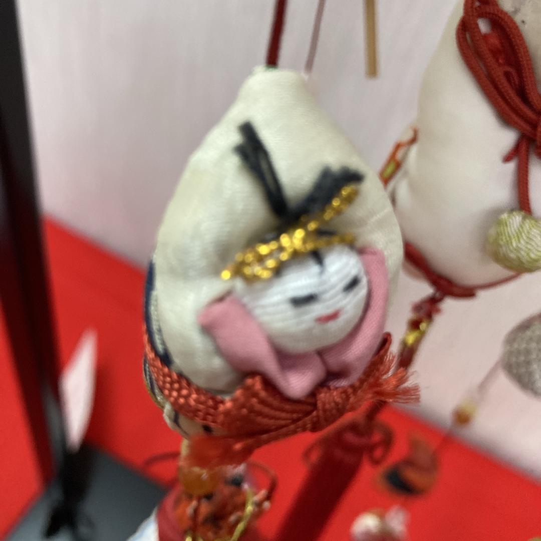 No.7 正絹つるし雛　雛人形吊るし飾り　雛祭り吊るし雛　3月ひな祭り