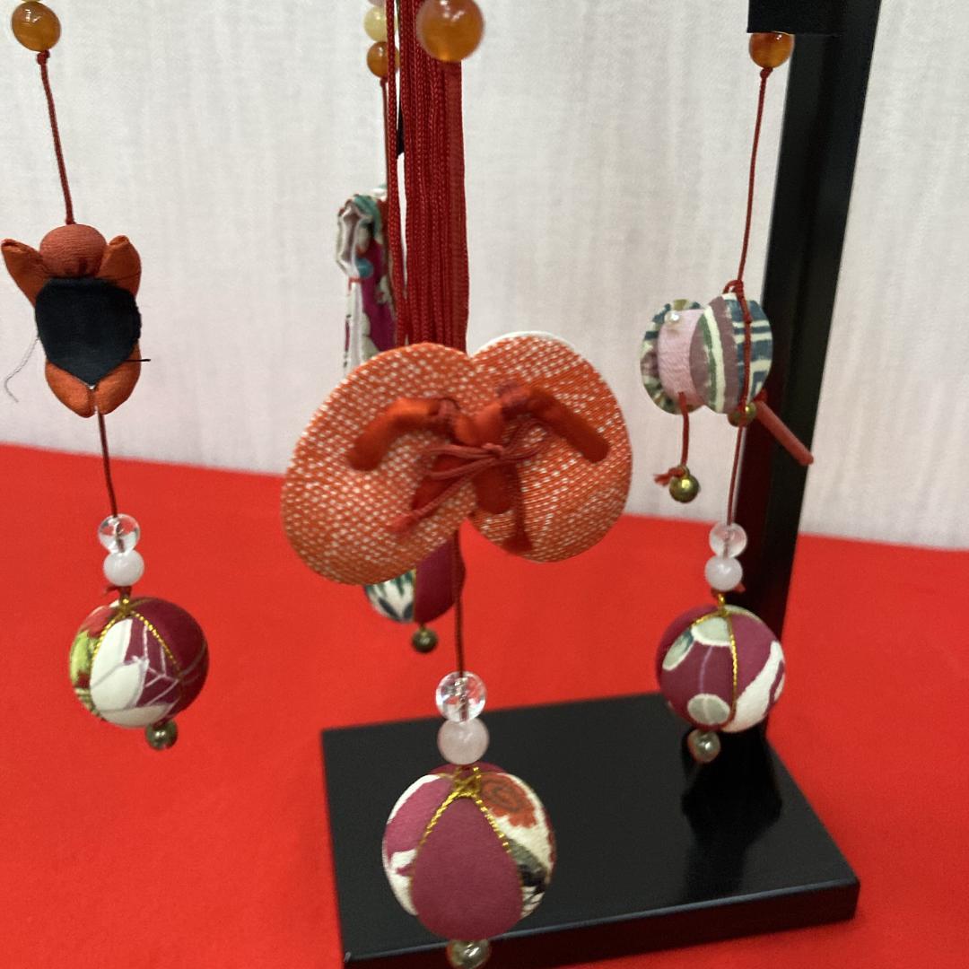 No.7 正絹つるし雛　雛人形吊るし飾り　雛祭り吊るし雛　3月ひな祭り