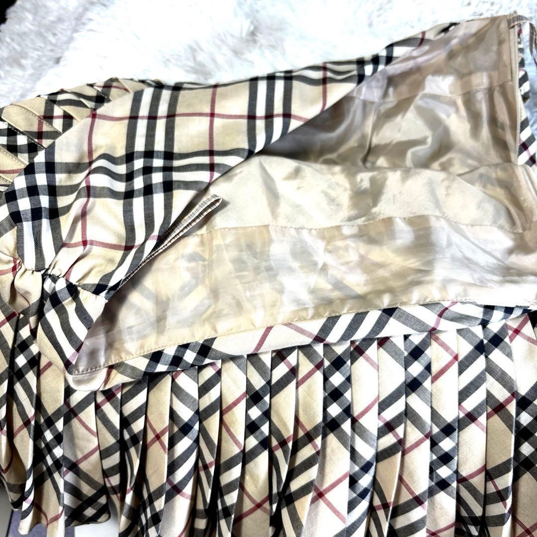 d*9様 ✨バーバリー プリーツスカート ミニスカート ノバチェック プリーツ