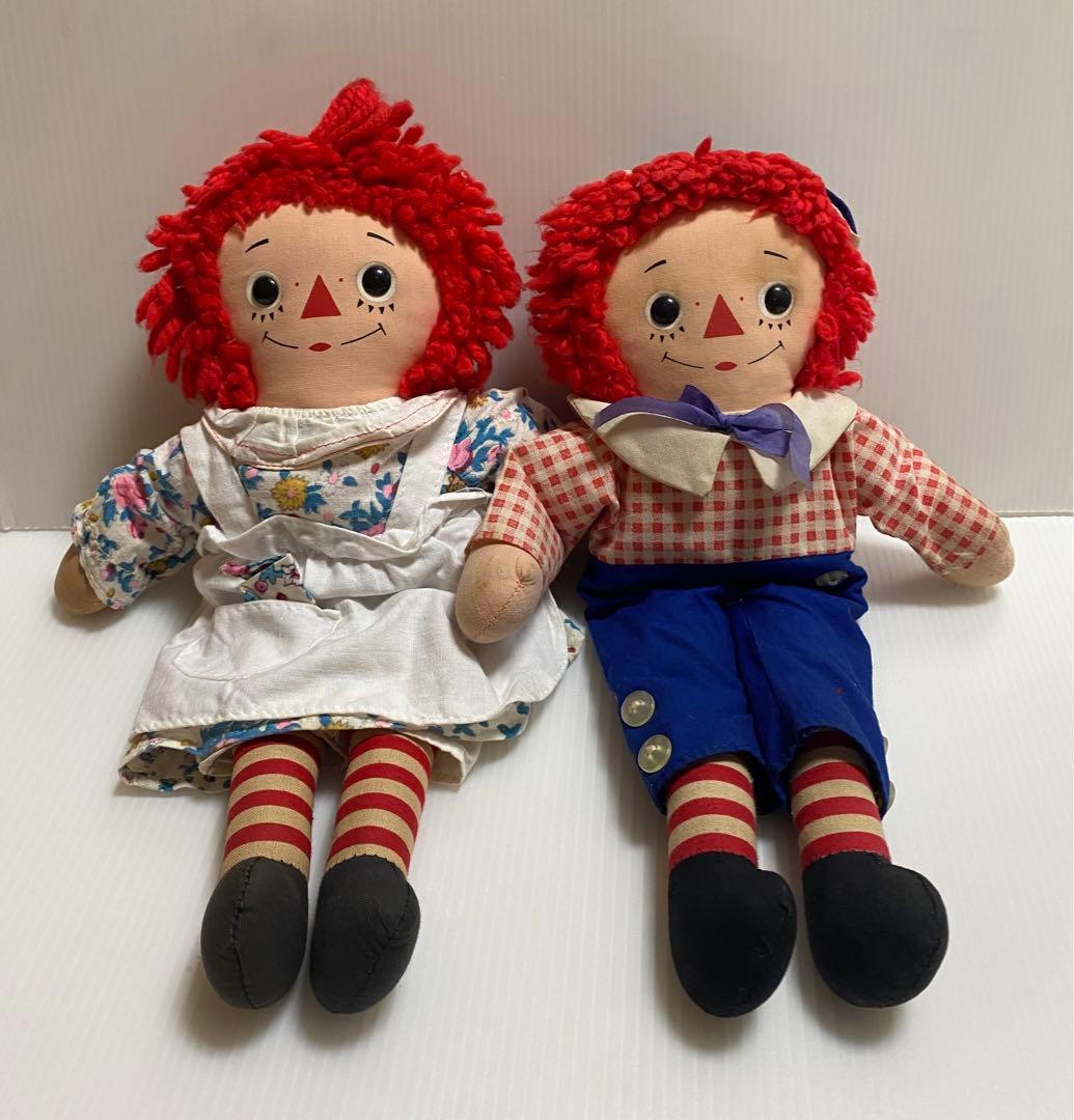 ラガディアン＆アンディ ニッカボッカー社製ドールペア 30cm - メルカリ