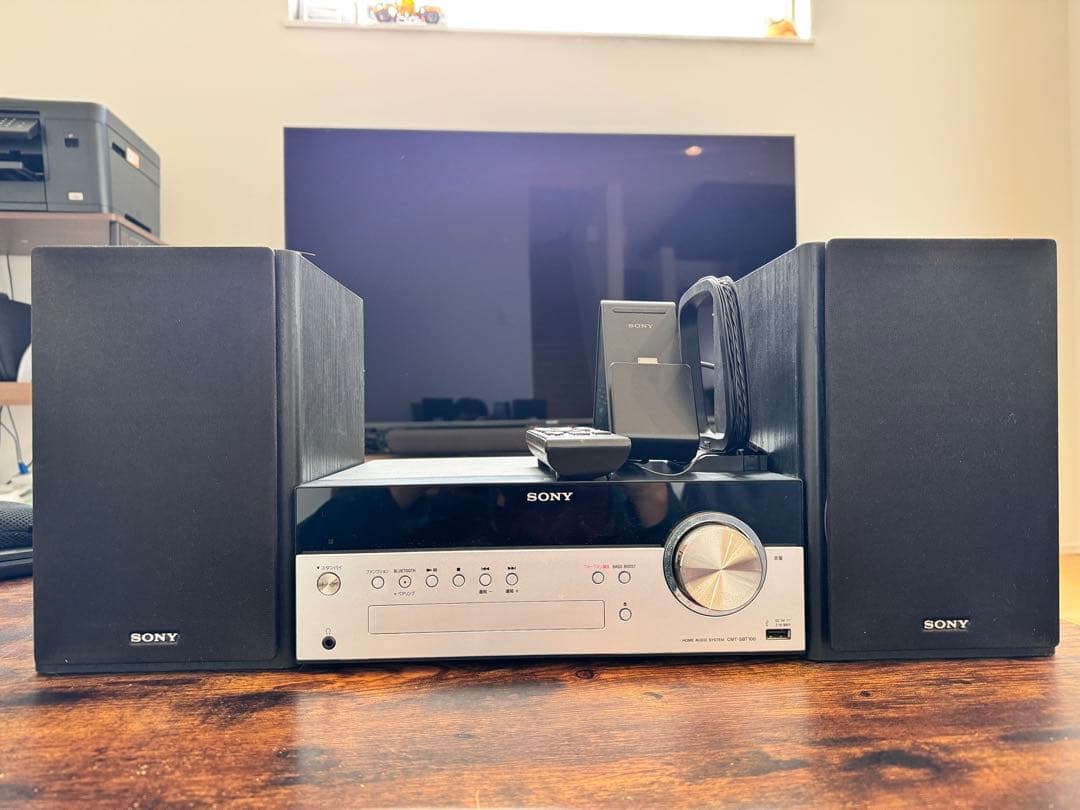 SONY マルチコネクトコンポ CMT-SBT100CMT-SBT100 特長 : Bluetoothで
