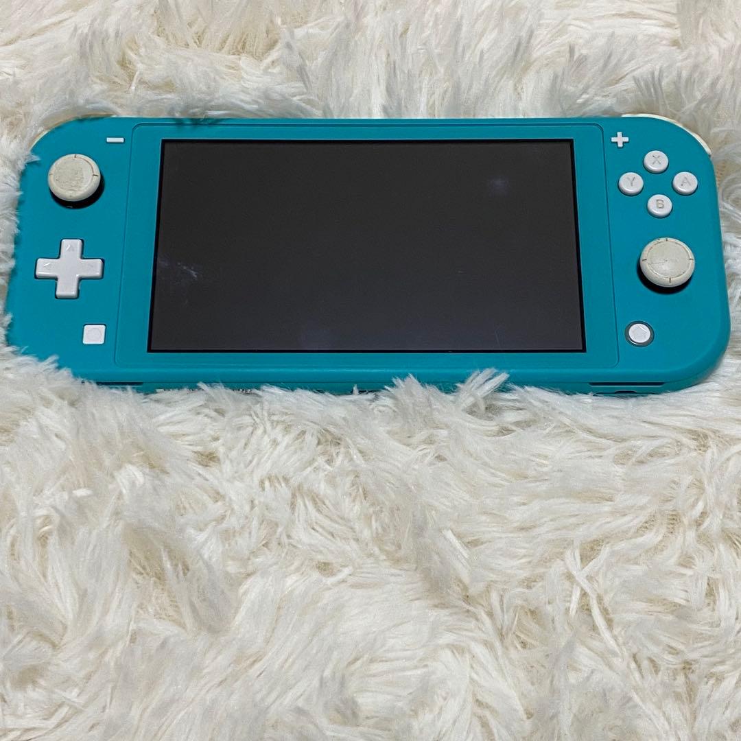 【動作確認済み】Nintendo Switch Lite ターコイズ 充電器付き