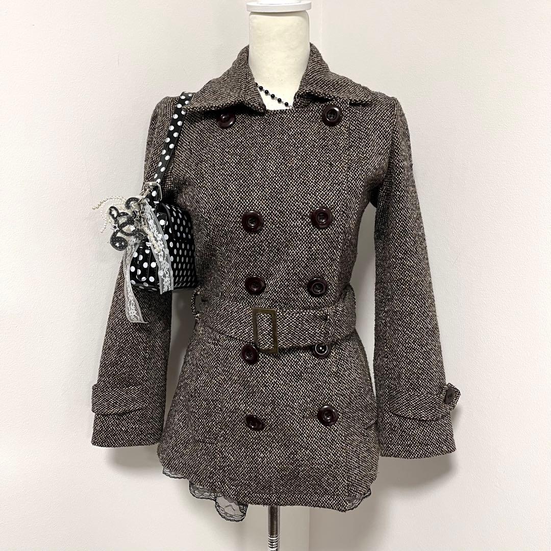 ダークコアy2k平成 ギャル パンク ロック 韓国 デザイン コート - メルカリ