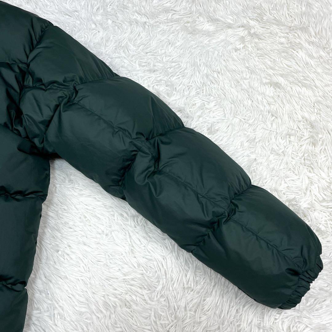 希少 00s ナイキ リバーシブルダウンジャケット 胸元ワンポイントロゴ刺繍