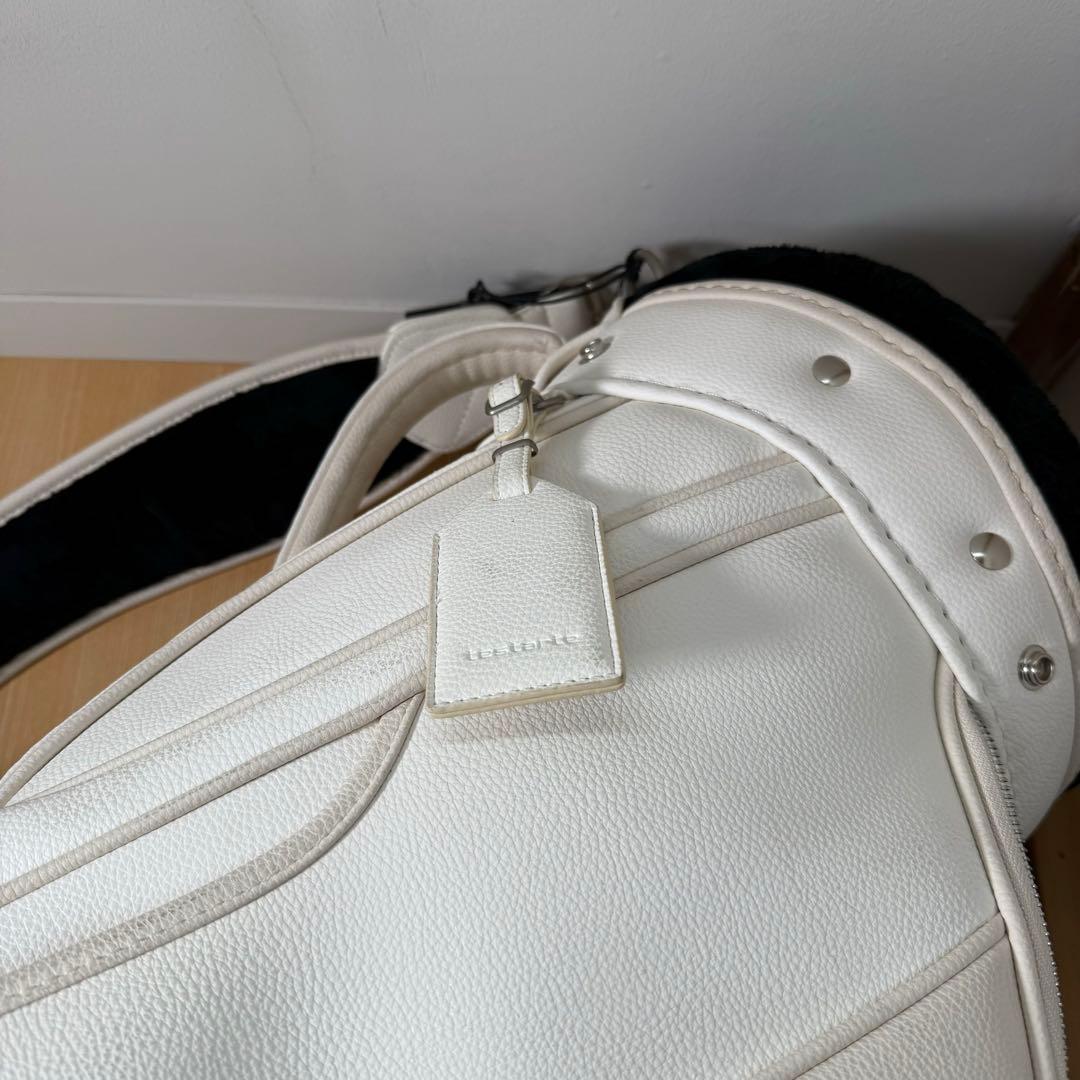 ゴルフ　キャディバック　テスタルテ　TESTARTE 白