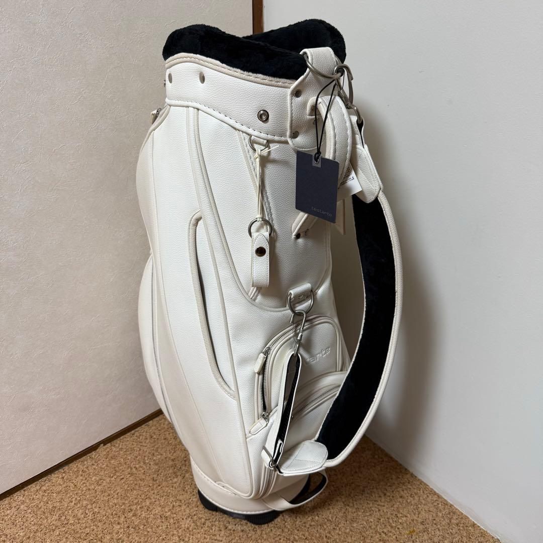 ゴルフ　キャディバック　テスタルテ　TESTARTE 白
