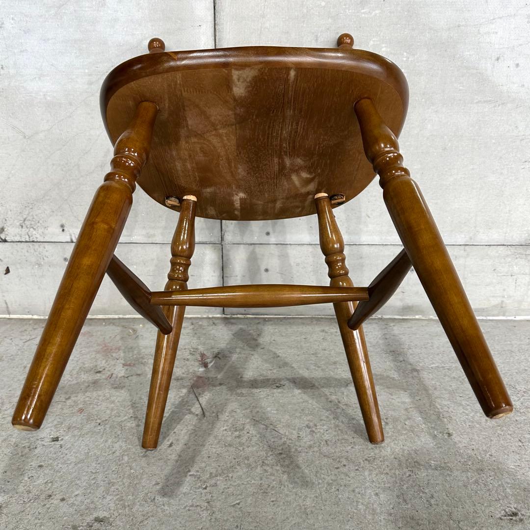昭和レトロ 木製ウィンザーチェア 国産家具 ダイニングチェア ヴィンテージ