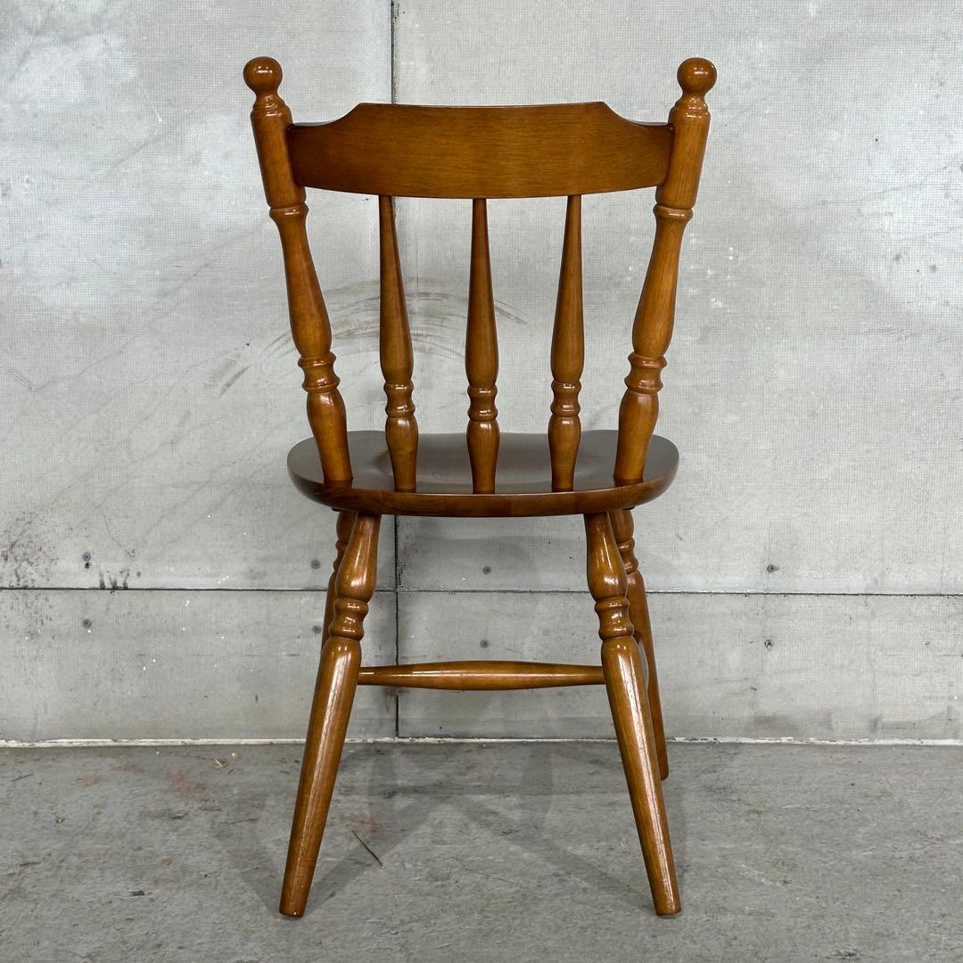 昭和レトロ 木製ウィンザーチェア 国産家具 ダイニングチェア ヴィンテージ