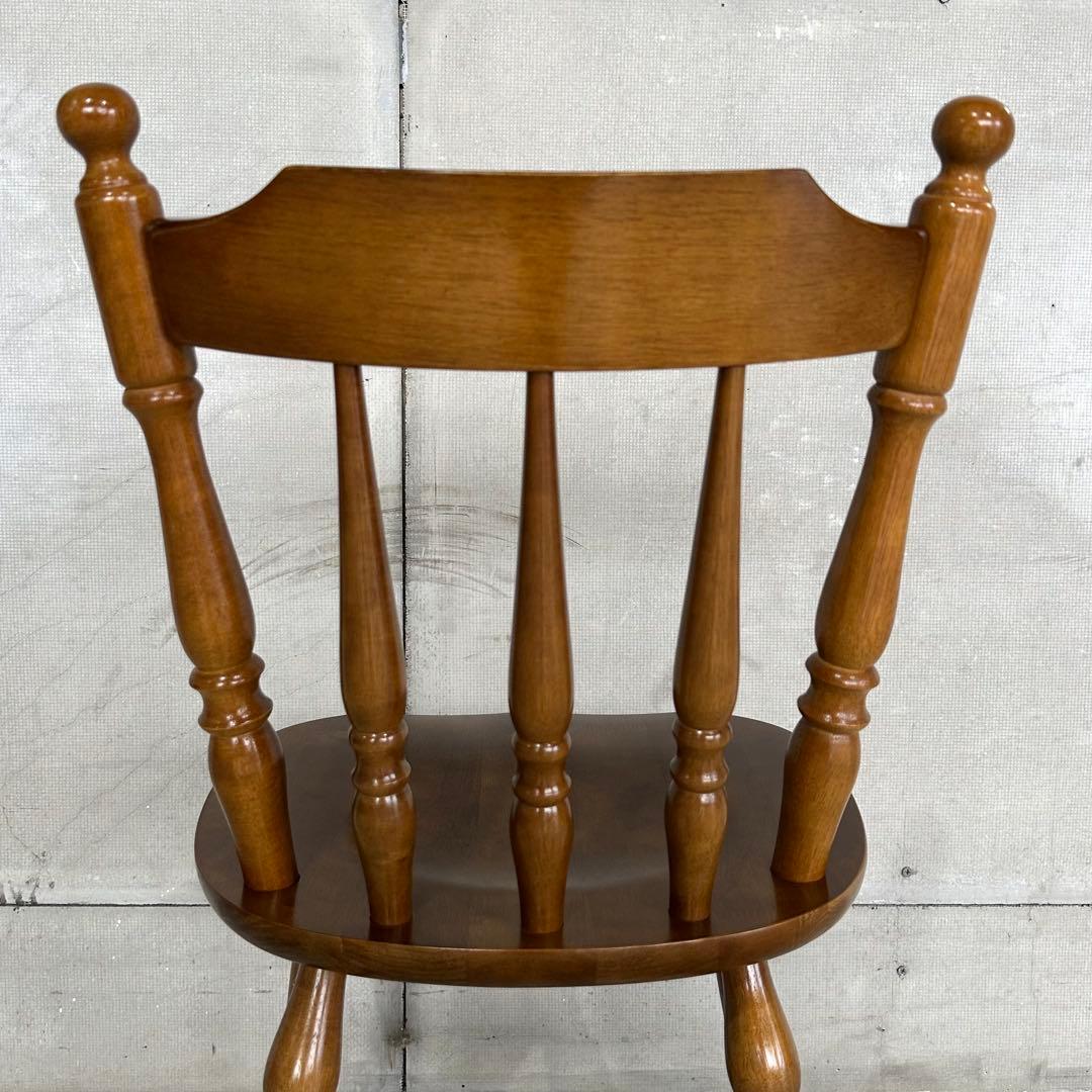 昭和レトロ 木製ウィンザーチェア 国産家具 ダイニングチェア ヴィンテージ