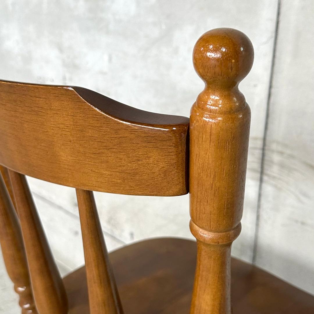 昭和レトロ 木製ウィンザーチェア 国産家具 ダイニングチェア ヴィンテージ