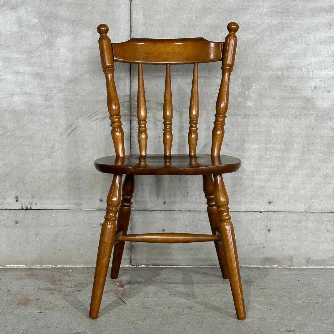 昭和レトロ 木製ウィンザーチェア 国産家具 ダイニングチェア ヴィンテージ