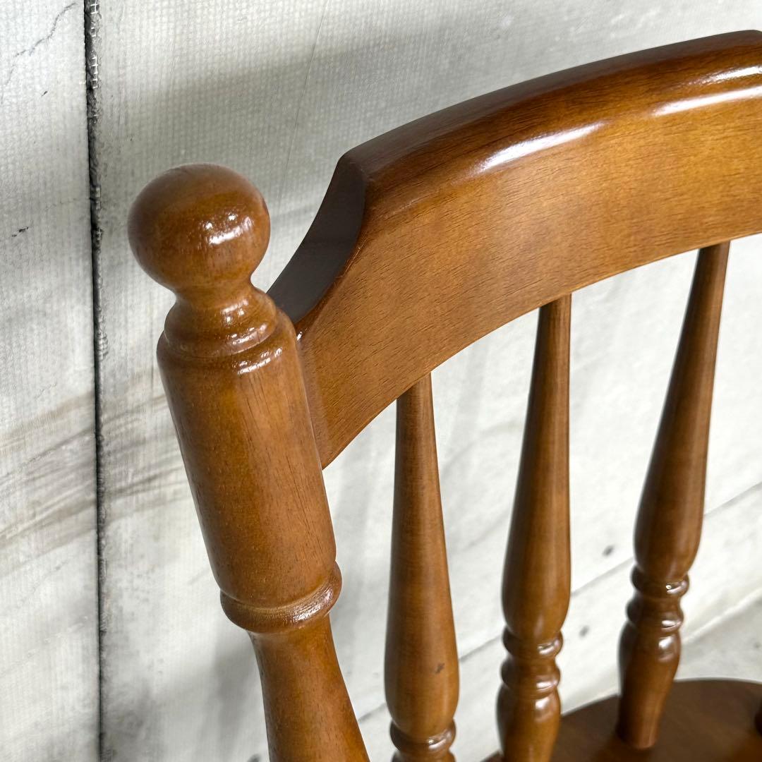 昭和レトロ 木製ウィンザーチェア 国産家具 ダイニングチェア ヴィンテージ