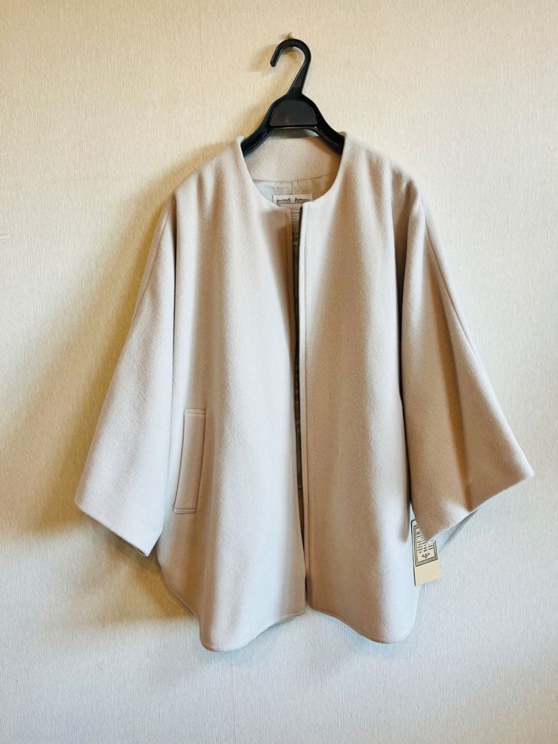 ウールポンチョコート