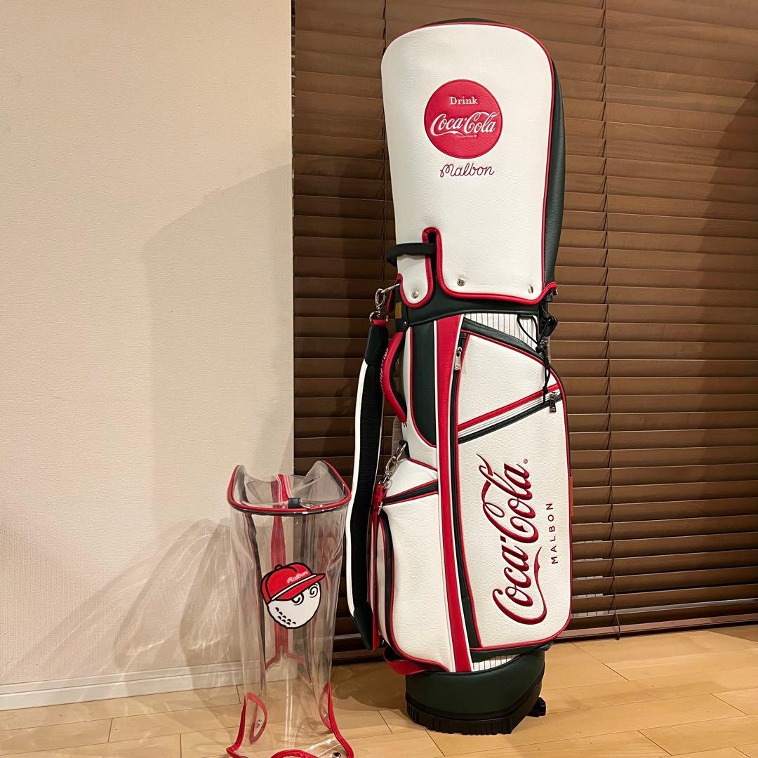 【即発送】MALBON マルボンゴルフ キャディバッグ ゴルフバッグ コカコーラ