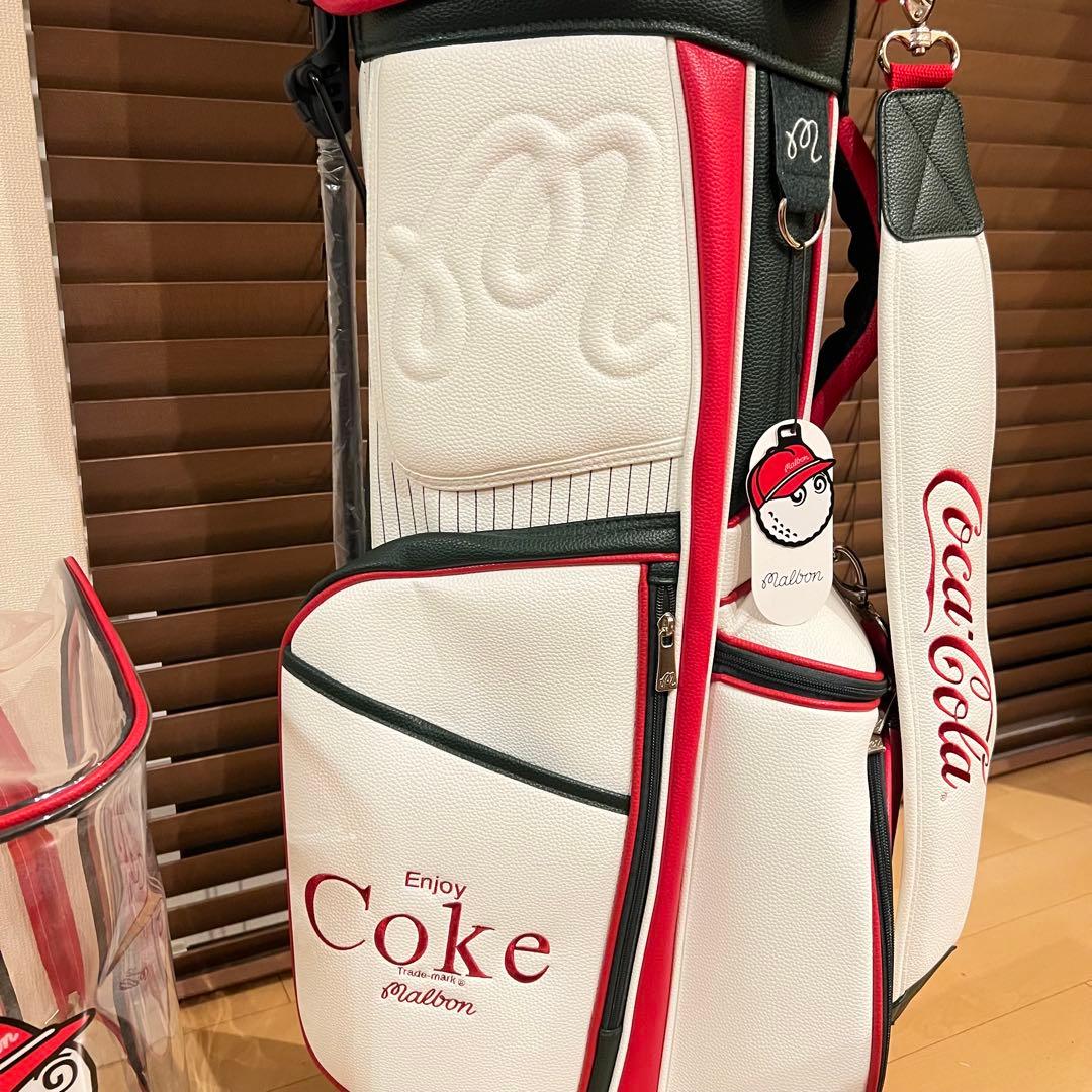 【即発送】MALBON マルボンゴルフ キャディバッグ ゴルフバッグ コカコーラ