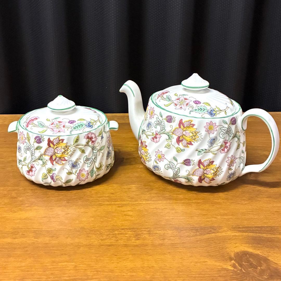 MINTON ミントン ハドンホール ティーポット シュガーポット 2点