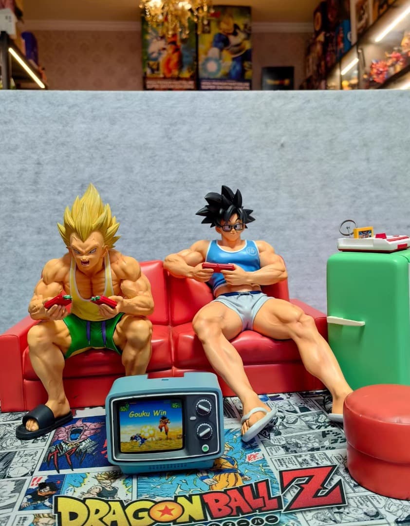 ドラゴンボール　ソファに座る悟空　ガレージキット　フィギュア　完成品