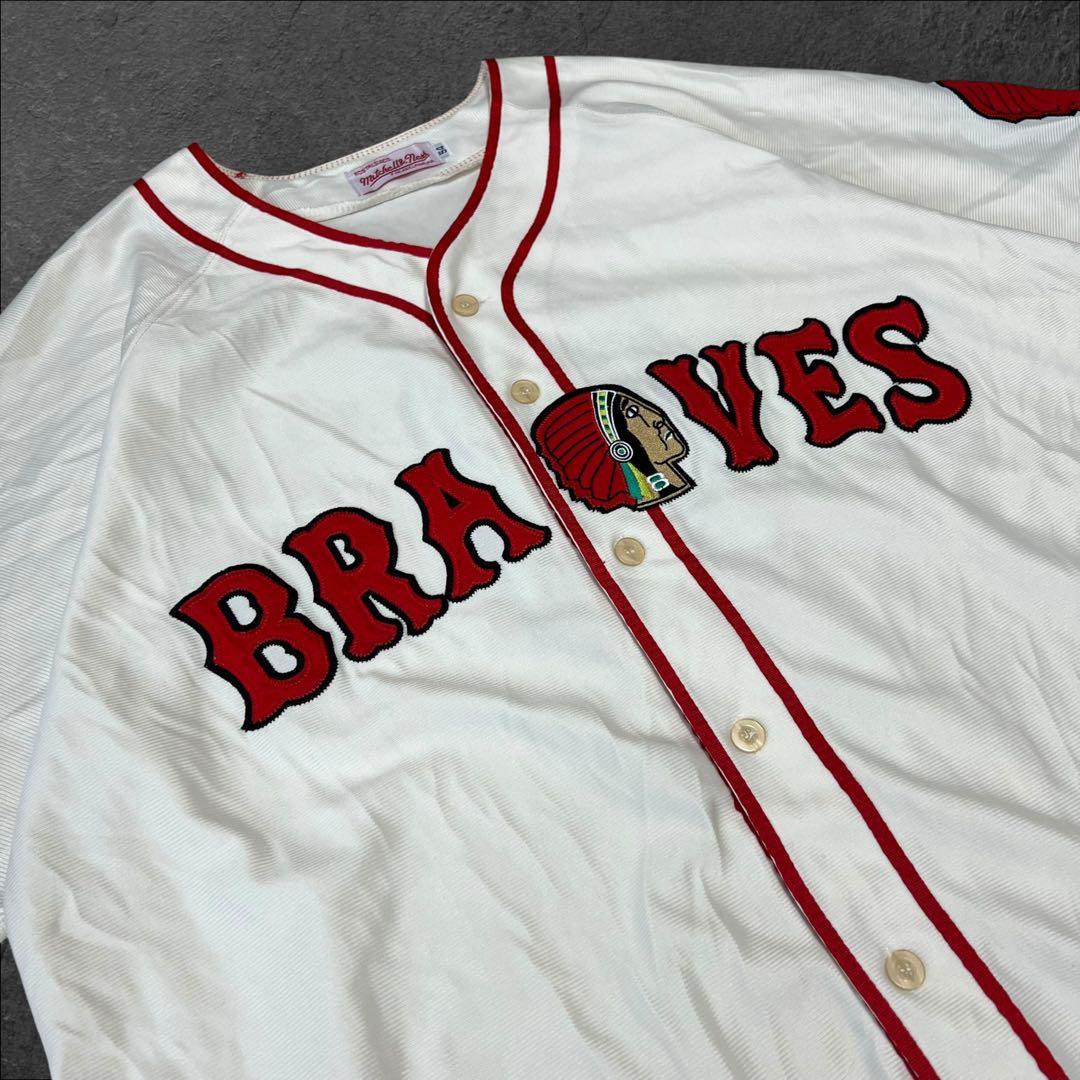 希少✨️ミッチェルアンドネス ボストンブレーブス 復刻版 ゲームシャツ