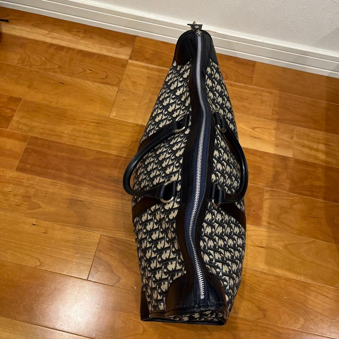 ディオール　ハンドバッグ　トロッター柄　ジャガード　ヴィンテージ　金具