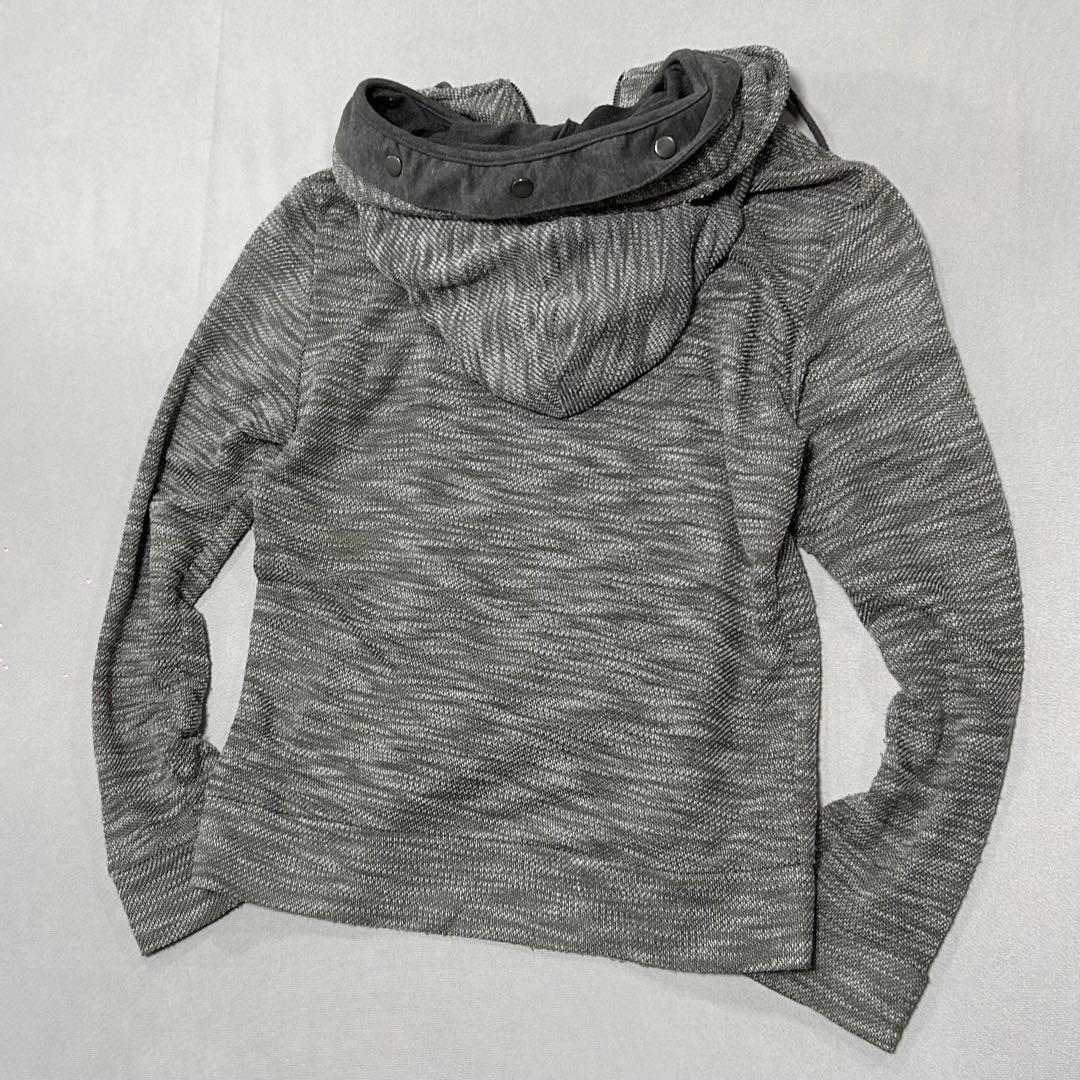 00s CookJeans ニット ダブルジップ パーカー お兄系 平成 ロック