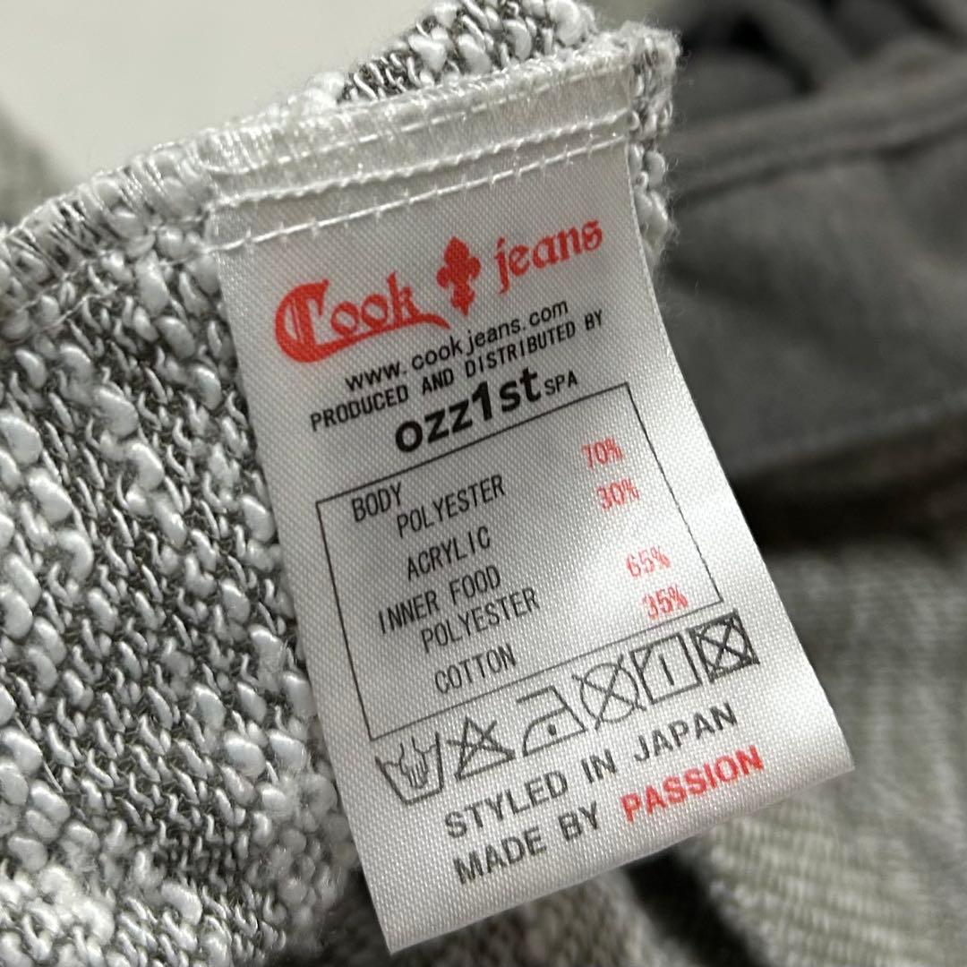 00s CookJeans ニット ダブルジップ パーカー お兄系 平成 ロック