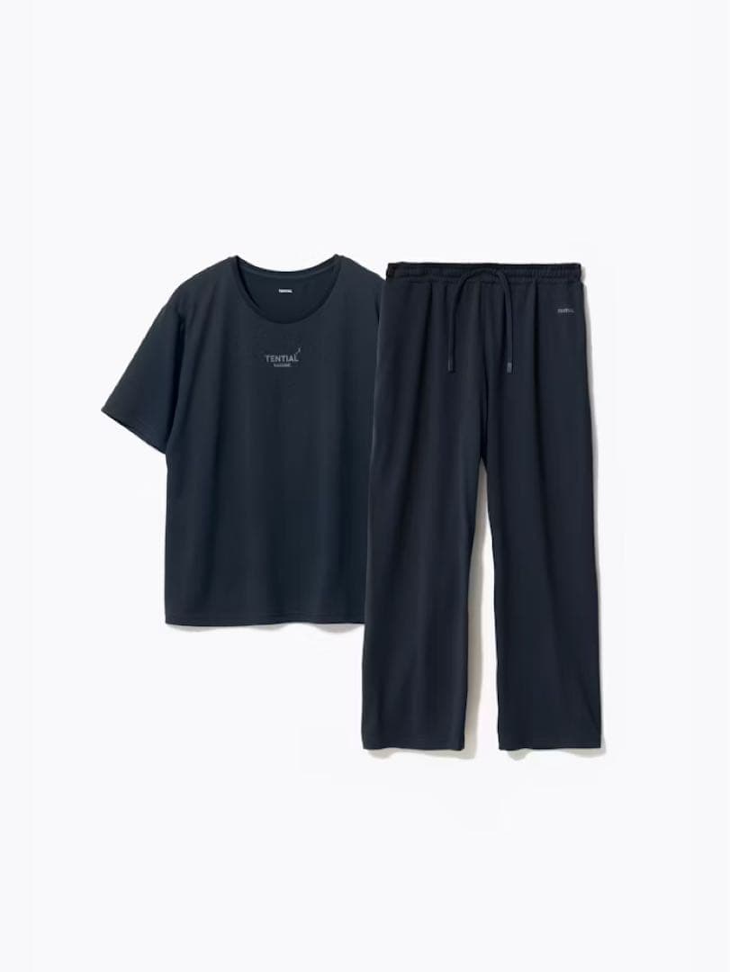 BAKUNE Dry Women's 上下セット（半袖Tシャツ・ロングパンツ）