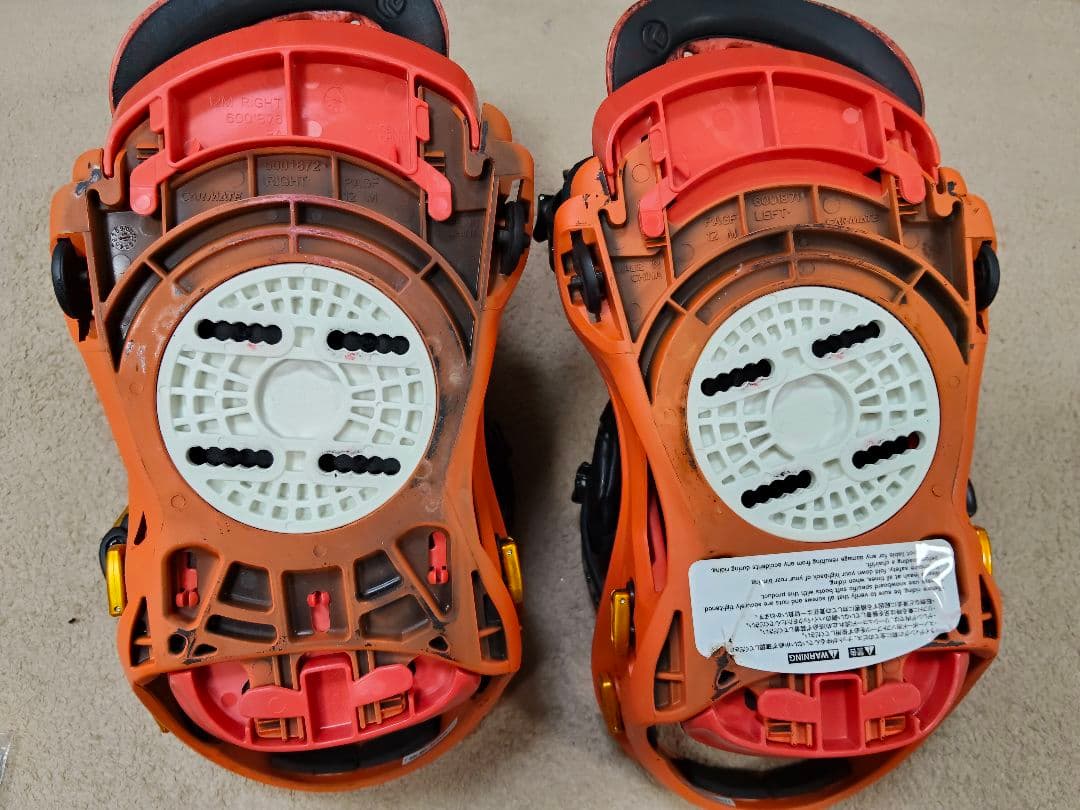 FLUX RL スノーボードビンディング オレンジ/ブラック【期間限定値下げ】