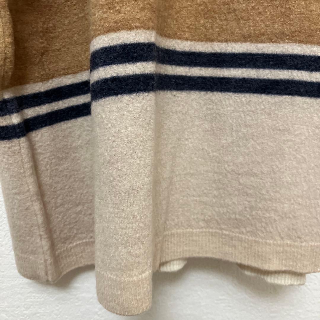 【未使用】45R 45rpm umii908 ベージュ　ドット　ニットワンピース