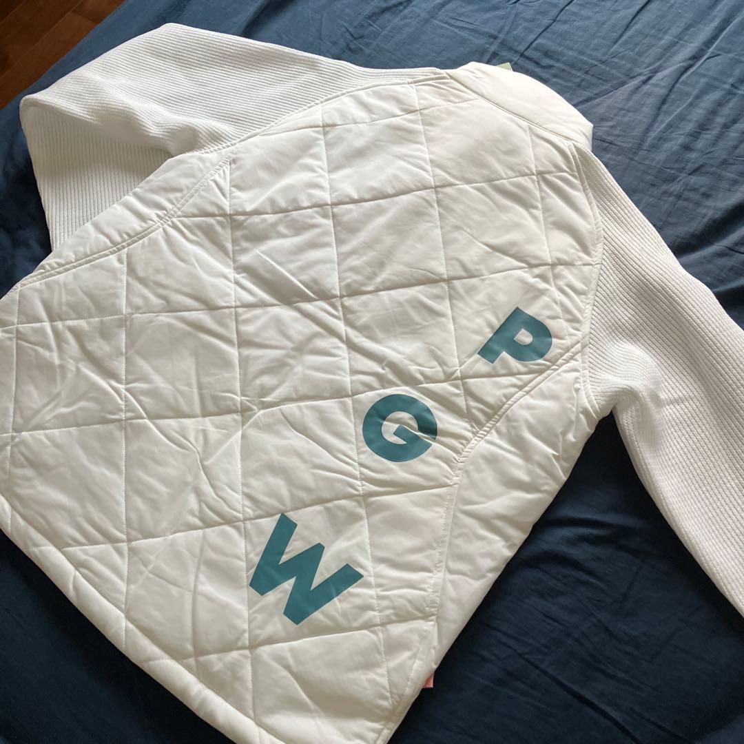 PUMA ホワイト キルティングジャケット