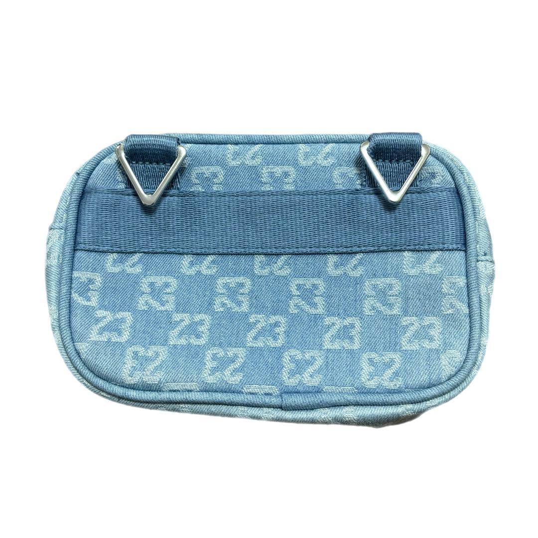 未使用】JORDAN ジョーダン モノグラム カメラ バッグ デニム - メルカリ