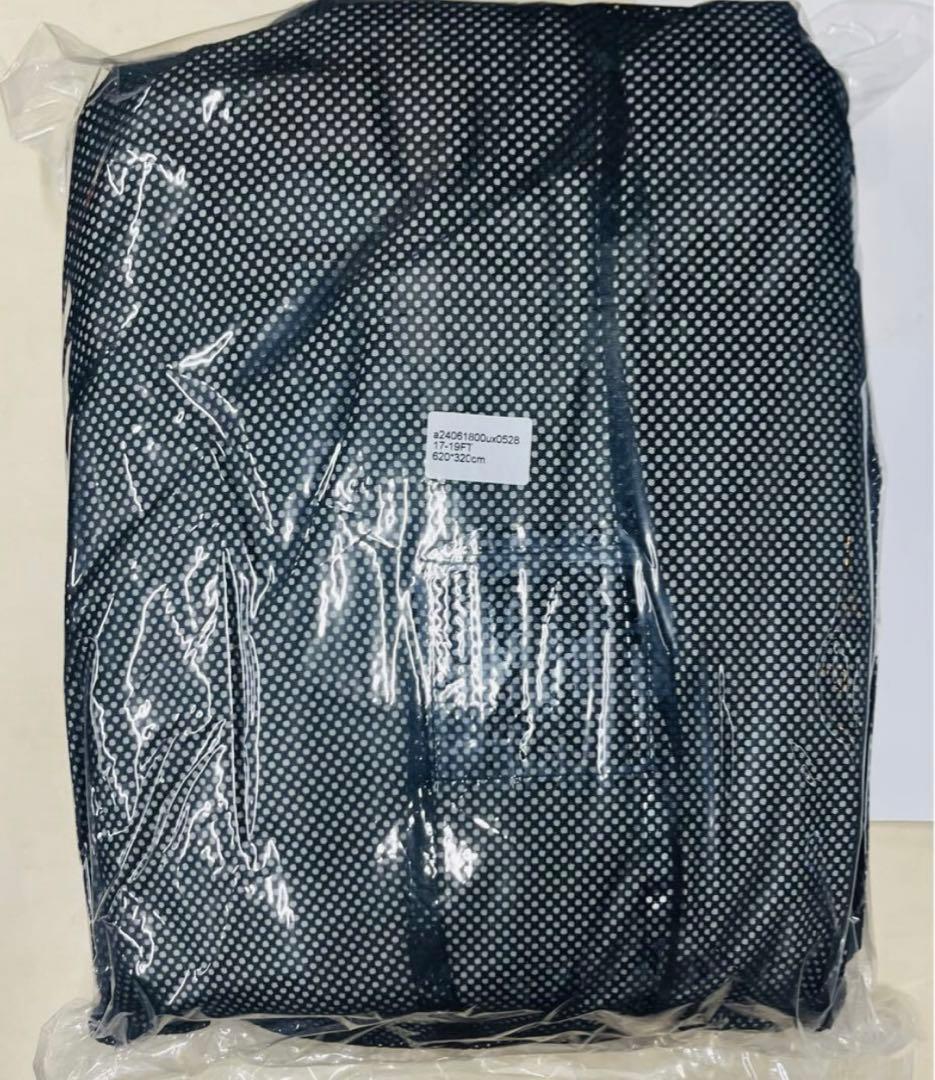 トレーラーブルボートカバー600Dマリングレードpuライニング防水17~19ft